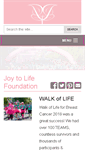 Mobile Screenshot of joytolifefoundation.org